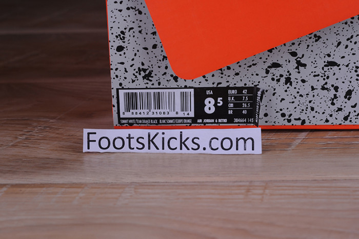 air jordan 6 retro nrg g8rd "gatorade" orange mens 384664-145