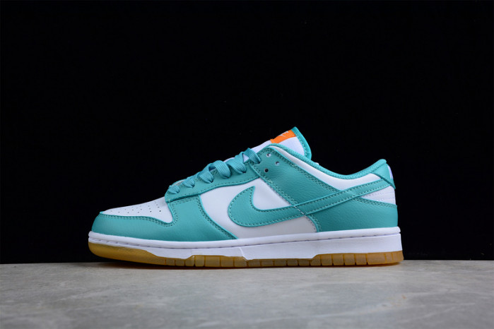 nike dunk low white turquoise dv2190-100