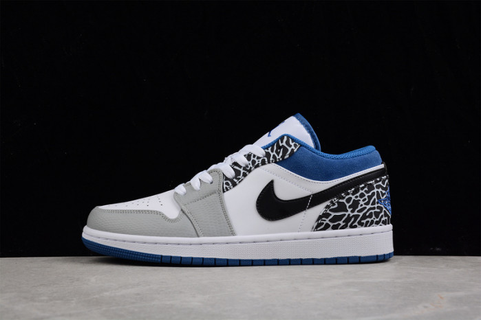 air jordan 1 low true blue dm1199-140