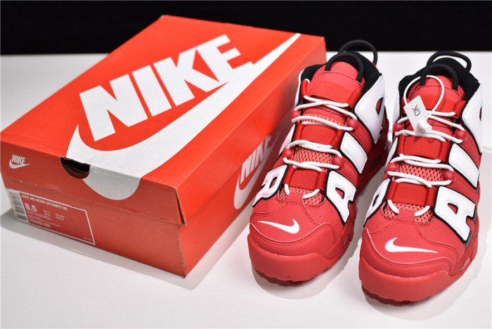 nike air more uptempo university red black white cd9403-600