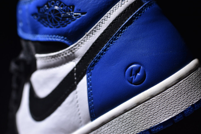air jordan 1 retro “fragment” black/sport royal-white mens 716371-040