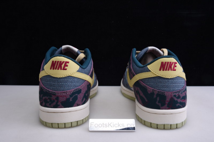nike dunk low lemon wash multi-color cz9747-900