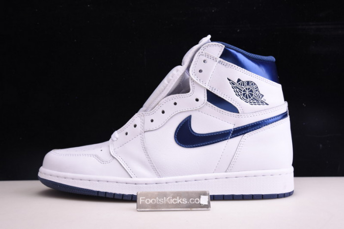 air jordan 1 retro high og ''metallic navy'' 555088-106
