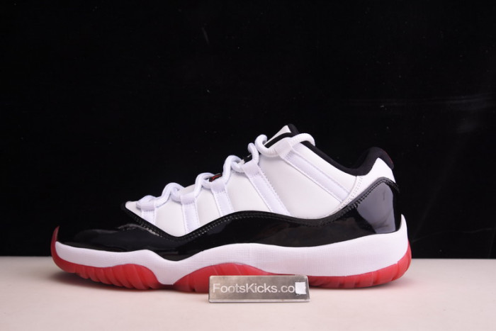 air jordan 11 low white bred av2187-160