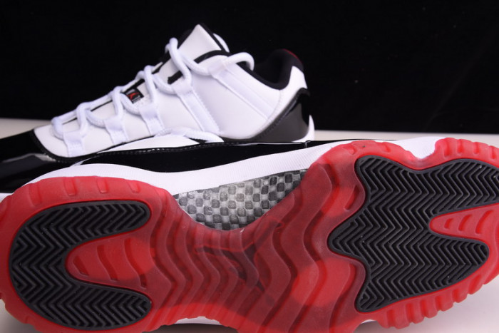 air jordan 11 low white bred av2187-160