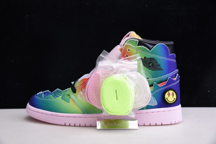 air jordan 1 retro high og "j balvin" multi-color dc1786-125
