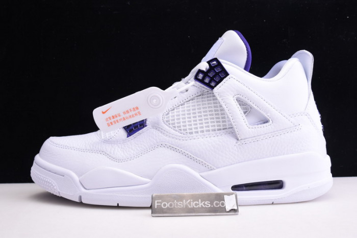 air jordan 4 retro “pure money” white purple ct8527-115