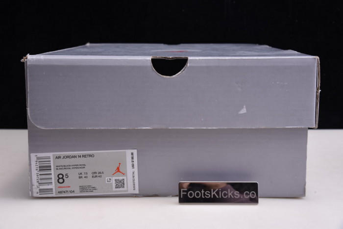 air jordan 14 “hyper royal” 487471-104