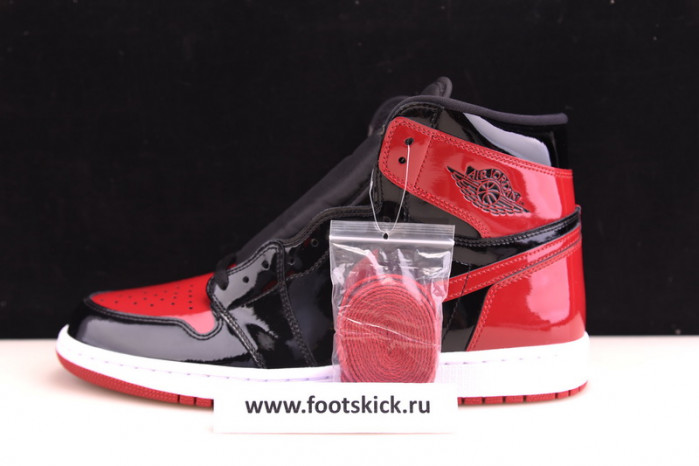 air jordan 1 high og ''bred patent'' 555088-063