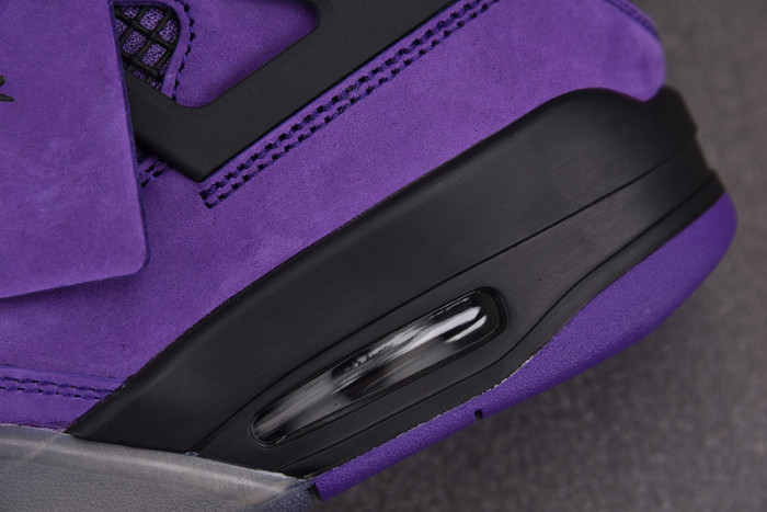 travis scott x air jordan 4 retro purple aj4-766296