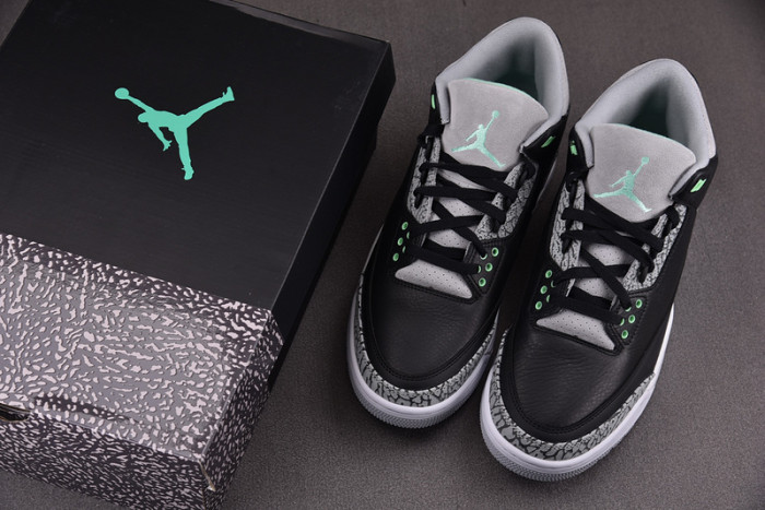 air jordan 3 "green glow" ct8532-031