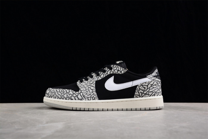 air jordan 1 retro low og black cement cz0790-001