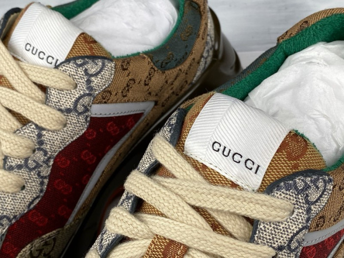 g*u*i rhyton vintage trainer sneaker 576969 drw00 9522