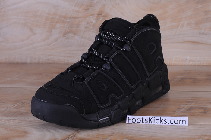 nike air more uptempo triple black 414962-004