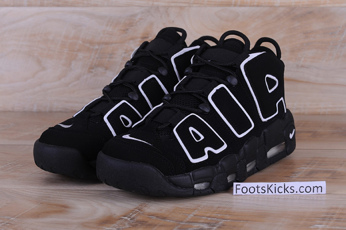 nike air more uptempo black white 414962-002